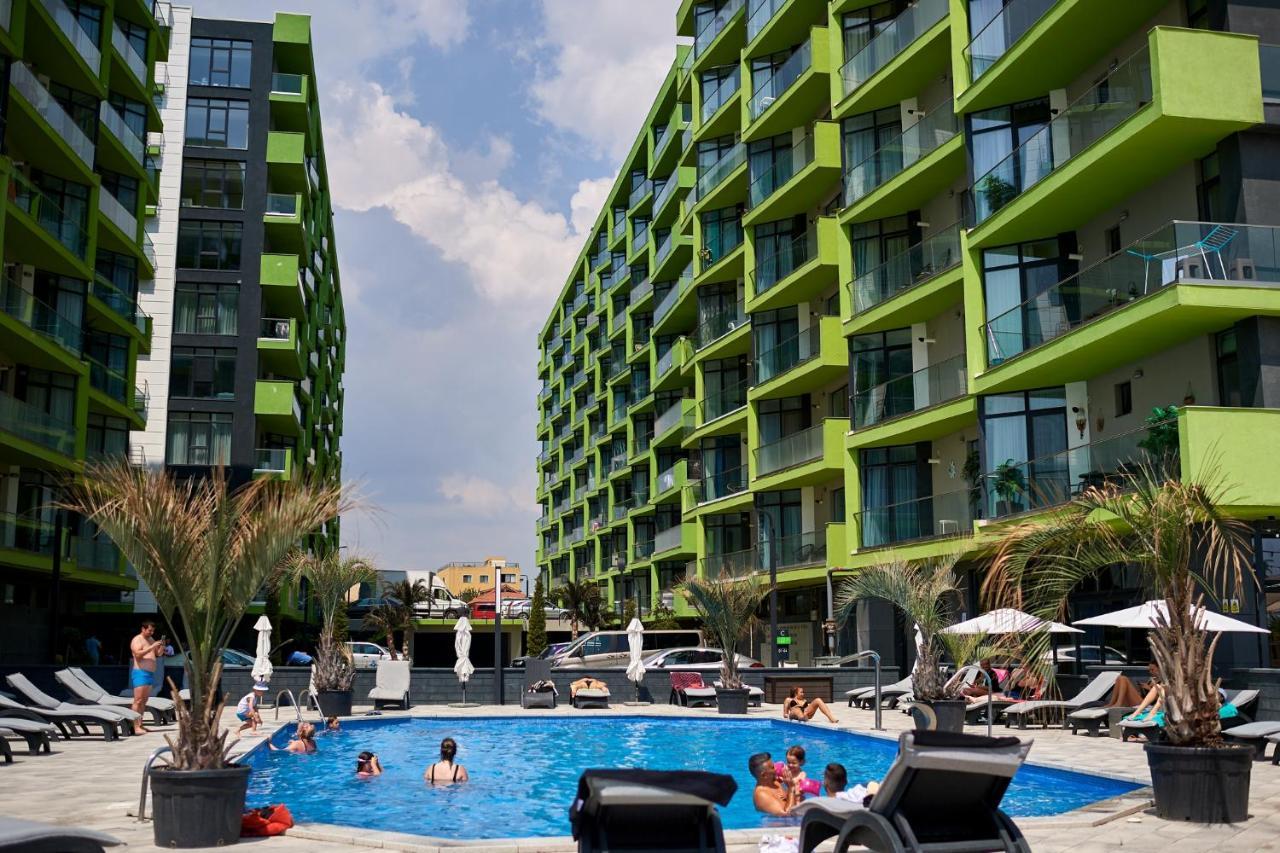 San Francisco Aparthotel Pool & Spa Mamaia Nord Navodari Bagian luar foto